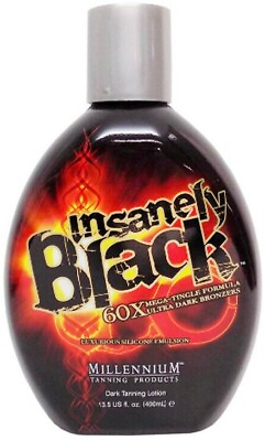 #ad #ad Millennium INSANELY BLACK Hot Tingle 60X Dark Tanning Lotion 13.5 oz