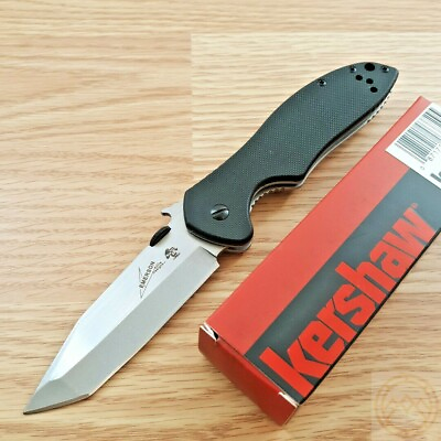 #ad Kershaw Emerson CQC 7K Framelock Folding Knife 3.25 8Cr14MoV Steel Blade G10 410