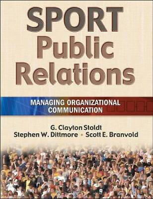 #ad #ad Sport Public Relations: Managing Organizational Communication Hardcover GOOD