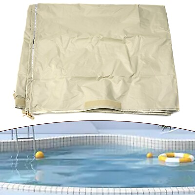 #ad New High Quality Protective Cover For Pools Oxford Fabric Silver Coated