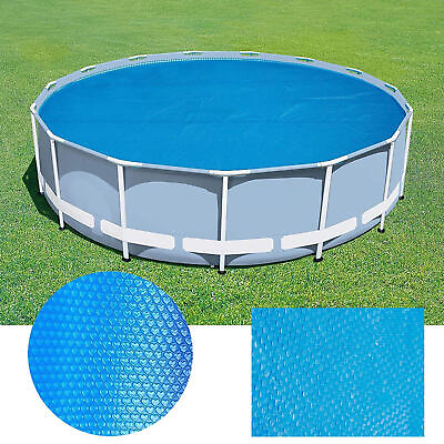 #ad 6 10 Feet Round Rectangle Solar Pool Cover for Above Ground Pools Cover Only