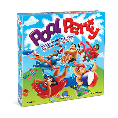 #ad New Blue Orange Games Pool Party Ages 6 2 4 players