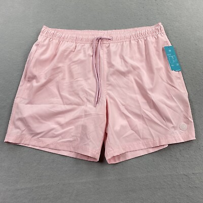 #ad #ad Cubavera Shorts Mens Extra Large Pink Swim Trunks 6 Inseam Lined Drawstring
