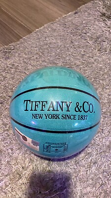 #ad Tiffany amp; Co. x Spalding Basketball with barcode Size 7 Personal Sale