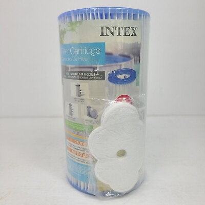 #ad Intex Easy Set Swimming Pool Type A or C Filter Replacement Cartridge NEW In Pkg