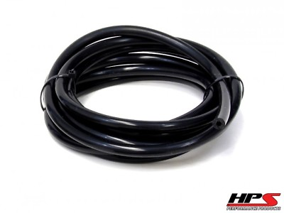 #ad HPS 3.5mm Black High Temp Silicone Vacuum Hose Tubing 5 Feet Roll HTSVH35 BLKx5