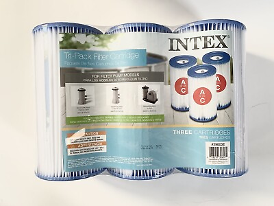 #ad Intex FBA 29003E Type A or C Filter Cartridge for Pools Three Pack Sealed 3 Pack