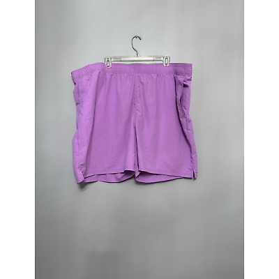 #ad #ad BP Mens Trunks Swim Shorts Purple Elastic Waist Pockets Nylon 4XL New