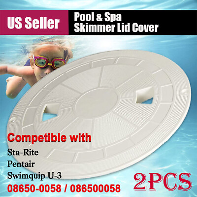 #ad Swimming Pool Skimmer Lid Cover For Hayward Pentair Swim Quip Sta Rite U3 9 7 8