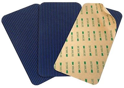 #ad 3 Pack Swimming Pool Safety Cover Patch Blue Mesh 4quot; x 8quot; Peel amp; Stick Adhesive