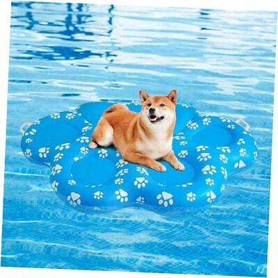 #ad Dog Pool Float Inflatable Raft Large Ride On Pool Raft Swimming Pool Lake