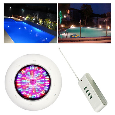 LED Swimming Pool Light Underwater Lamp Spa Lights RGB w Remote Controller 36W