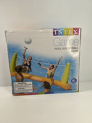 #ad New Intex Swimming Pool Volleyball Game Inflatable Toy Net Ball