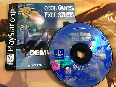 Namco Cool Games. Free Stuff. PlayStation PS1 DEMO DISC RARE Tested w Sleeve