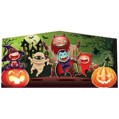 #ad Commercial Inflatable Art Panel Halloween Vinyl Banner For 13x13 ft Bounce House
