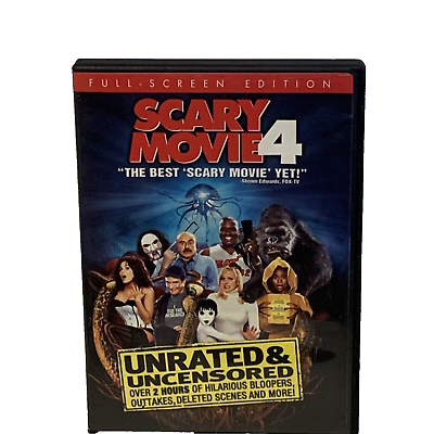 #ad Scary Movie 4 DVD 2006 Unrated Full Frame Edition Anna Faris Regina Hall