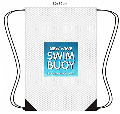 #ad New Wave Mesh Drawstring Backpack for Triathlon Gear and Swimming Equipment