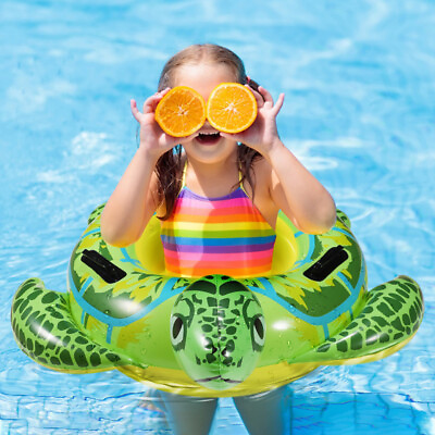 New Turtle Baby Toddler Kids Swimming Inflatable Pool Floats Raft Tube Ring Toy