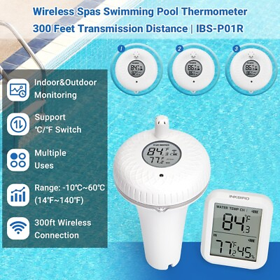 #ad INKBIRD Wireless Pool Thermometer Spa Swimming Pools Temperature Meters Testing
