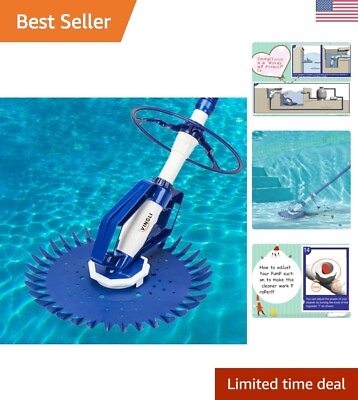#ad Automatic Pool Vacuum Cleaner Efficient Cleaning Great Suction Power Quie...