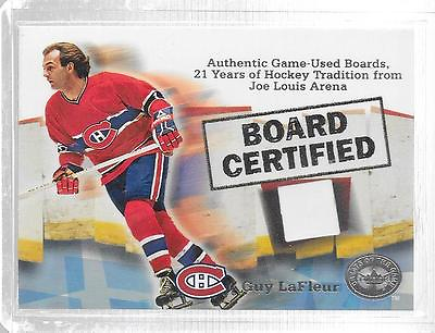 2001 Greats of the Game GUY FaFLEUR Game Used Boards Joe Louis CANADIENS