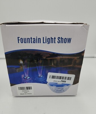 #ad #ad GAME 3550 Pool Underwater Light Show Projects 7 Changing LED Colors Floating