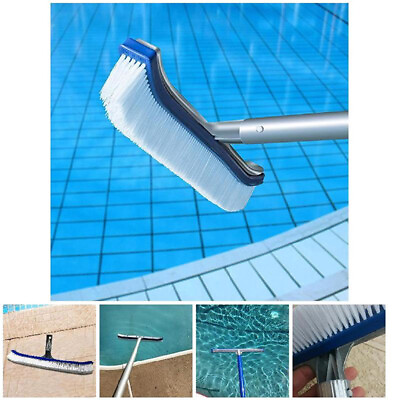 #ad Outdoor Swimming Pool Brush Pool Cleaner Vacuum Algae Cleaning Brush Head New