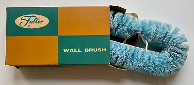Vintage FULLER BRUSH Wall Brush #327 Duster Blue Oval w Original Box