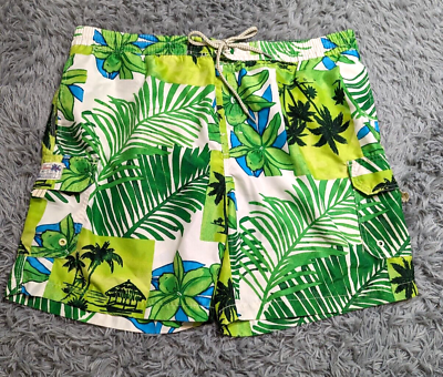 #ad Caribbean Joe Swim Suit Mens XL XLarge Trunks Board Shorts Mesh Lined Pockets