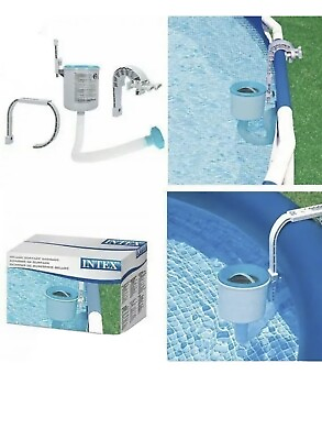 #ad #ad Intex 28000E Deluxe Wall Above Ground Mount Surface Skimmer for Swimming Pool