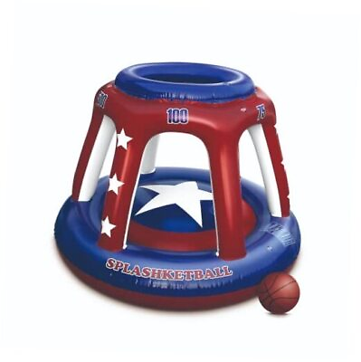 #ad Pool Basketball Hoop Set Floating Basketball Hoop for Pool Game Thicker amp;