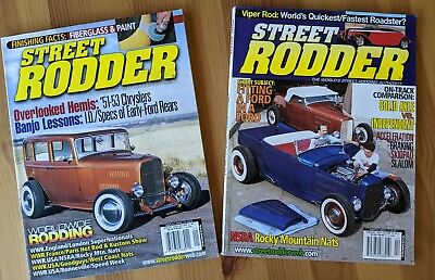 #ad TWO Street Rodder Magazines Jan amp; Feb 2004 Fiberglass Paint Viper Roadsters