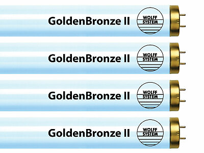 #ad Wolff System GoldenBronze II F71T12 100W Bipin Tanning Bulbs Original Wolff