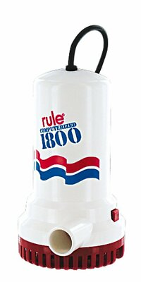 #ad Rule A53S 1800 GPH Submersible Sump Utility Pump 8 Foot Cord Automatic ...