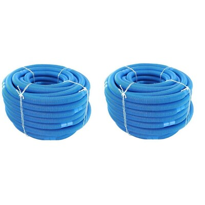 #ad 2X 8M Swimming Pool Vacuum Cleaner Hose Suction Swimming Replacement Pipe8365