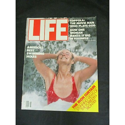 Vintage LIFE Magazine August 1981 America#x27;s Best Swimming Holes Woman in Water