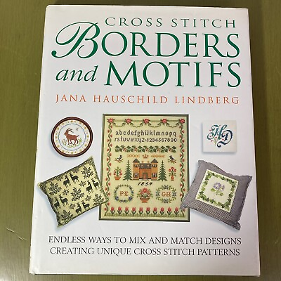 #ad Cross Stitch Borders amp; Motifs book of small designs for gifts amp; projects
