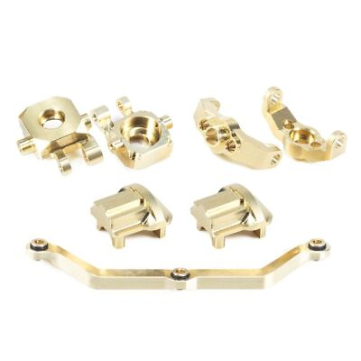 Upgrade Brass Axle Diff Cover Link Steering Knuckle 1 18 RC Crawler Car TRX4M