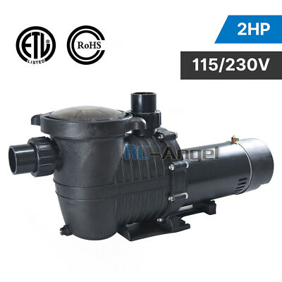 2HP For Hayward Swimming Pool Pump Motor InGround w Strainer Filter 110 240V
