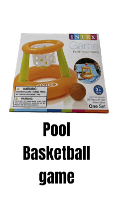 #ad #ad Swimming Pool Basketball Inflatable Floating Hoop Game FREE Shipping