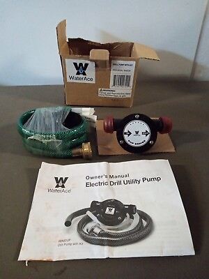 #ad WaterAce WA62UP Drill Pump With Kit Has Manual New Trl7#78