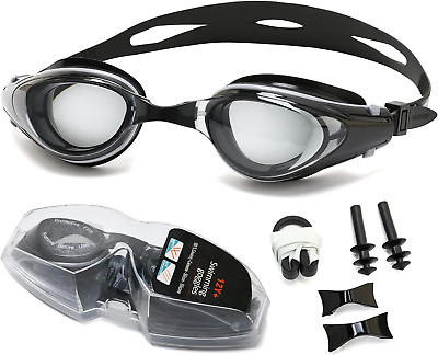 #ad Nearsighted Swim Goggles Shortsighted Optical Mirror Non Mirror Lens Swimming G