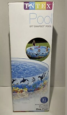 Intex Above Ground Kids Pool 8ft X 1ft 6in