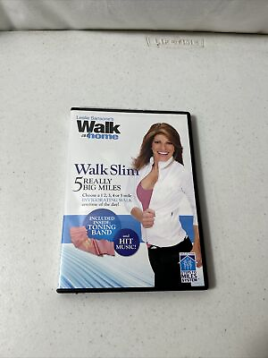 #ad #ad Leslie Sansone Walk at Home Walk Slim 5 Really Big Miles DVD w Toning Band
