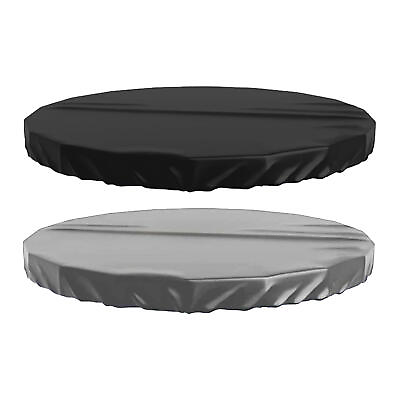 #ad 1pcs Round Pool Cover Solar Covers for Above Ground Pools Drawstring Design