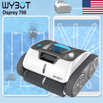 #ad Wybot Robotic Pool Cleaner Cordless Vacuum with Wall Climbing above In Ground