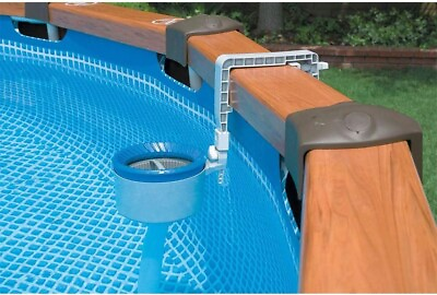 #ad Intex Deluxe Wall Mount Surface Pool Skimmer 28000E