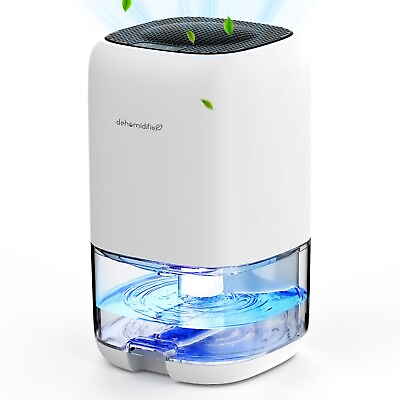Dehumidifier Portable and Ultra Quiet with Automatic Defrosting for Home 1000ML