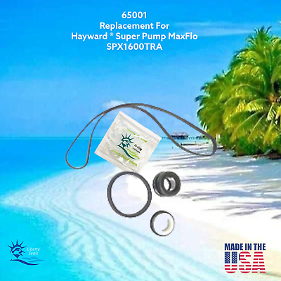#ad 65001 Fits Max Flo Swimming Pool Pump Repair Seal Gasket Lid O Ring For Hayward