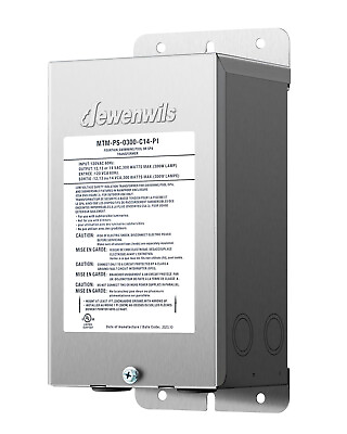 #ad DEWENWILS 300W Low Voltage Pool Light Transformer for Pool Lighting SpaOutdoor